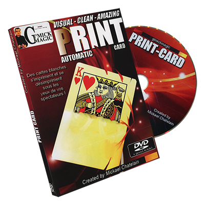 (image for) Print Card by Mickael Chatelain - Trick - Click Image to Close