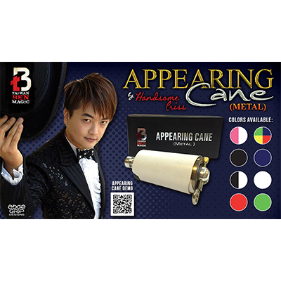 (image for) Appearing Cane (Metal / Rainbow) by Handsome Criss and Taiwan Ben Magic - Trick - Click Image to Close