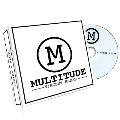 (image for) Multitude (DVD & Gimmicks)Blue by Vincent Hedan and System 6 - DVD - Click Image to Close