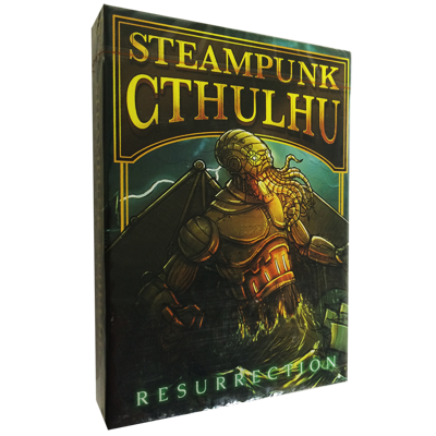 (image for) Bicycle Steampunk Cthulhu Resurrection (Green) Deck by Nat Iwata - Trick - Click Image to Close