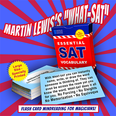 (image for) What - SAT (SAT Test) by Martin Lewis - Trick - Click Image to Close
