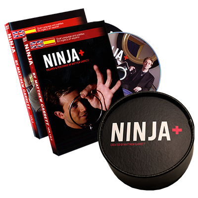 (image for) Ninja+ Deluxe BLACK (Gimmicks & DVD) by Matthew Garrett - Trick - Click Image to Close