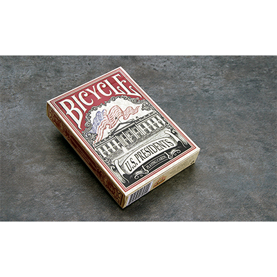 (image for) Bicycle US Presidents Playing Cards (Red Collector Edition) by Collectable Playing Cards - Click Image to Close