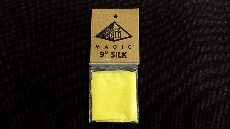 (image for) Silk 9 inch (Yellow) by Pyramid Gold Magic - Click Image to Close