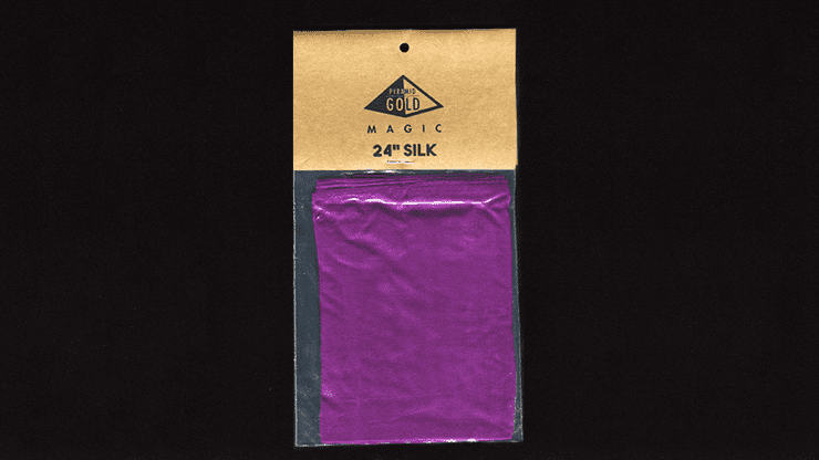 (image for) Silk 24 inch (Purple) by Pyramid Gold Magic - Click Image to Close