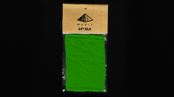 (image for) Silk 24 inch (Green) by Pyramid Gold Magic - Click Image to Close