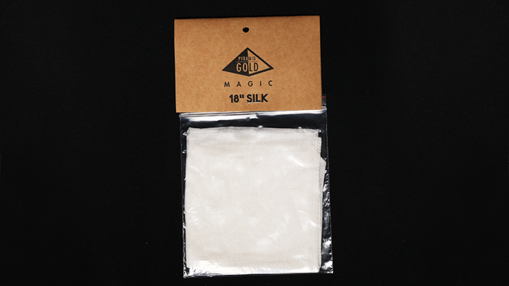 (image for) Silk 18 inch (White) by Pyramid Gold Magic - Click Image to Close