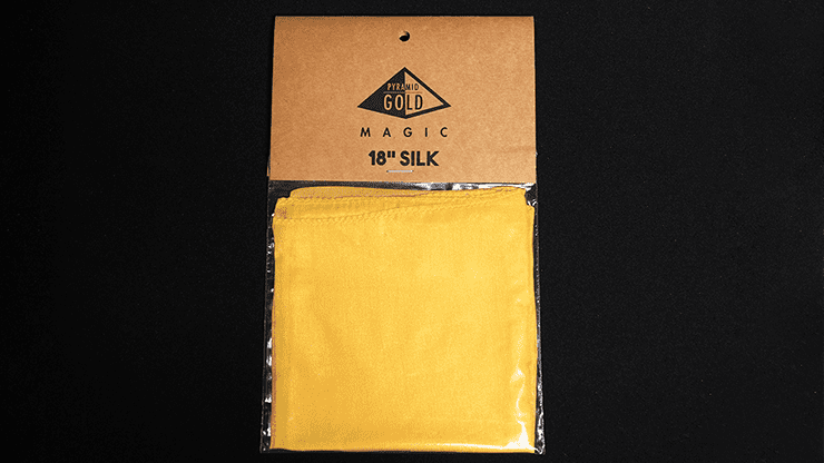 (image for) Silk 18 inch (Yellow) by Pyramid Gold Magic - Click Image to Close