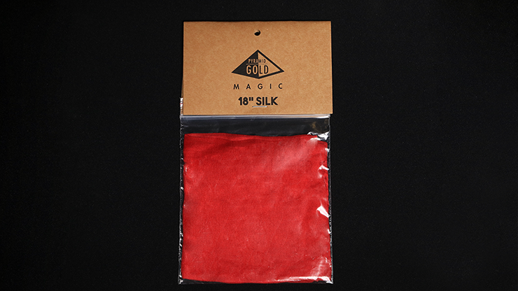 (image for) Silk 18 inch (Bright Red) by Pyramid Gold Magic - Click Image to Close