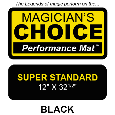 (image for) Bartender's Choice Close-Up Mat (BLACK Super Standard - 12x32.5) by Ronjo - Trick - Click Image to Close
