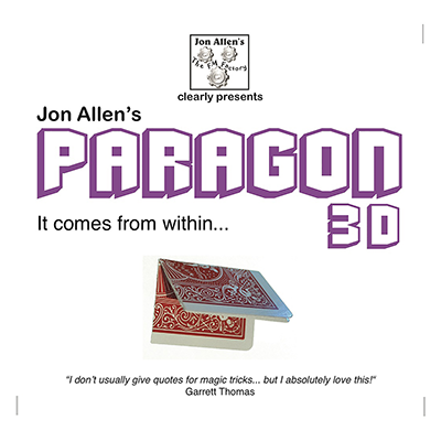 (image for) Paragon 3D (DVD and Gimmick) by Jon Allen - Trick - Click Image to Close