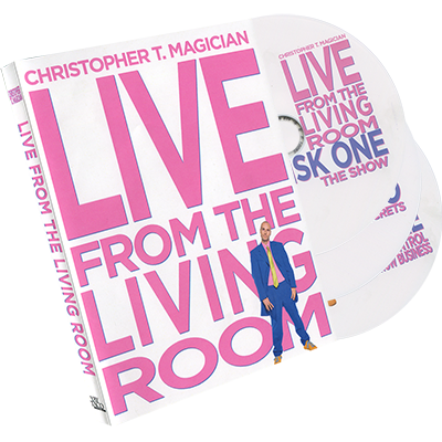 (image for) Live From The Living Room 3-DVD Set starring Christopher T. Magician - DVD - Click Image to Close