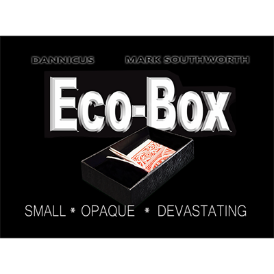 (image for) ECO_BOX (Black) by Hand Crafted Miracles & Mark Southworth - Trick - Click Image to Close