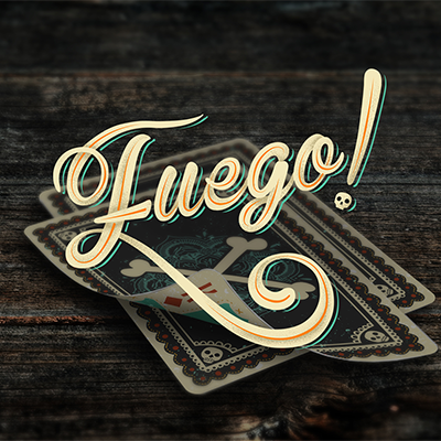 (image for) Fuego! - Day of the Dead Inspired (Sol Edition) Playing Cards - Click Image to Close