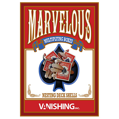 (image for) Marvelous Multiplying Card Boxes (Gimmick and DVD) by Matthew Wright and Vanishing Inc - Trick - Click Image to Close