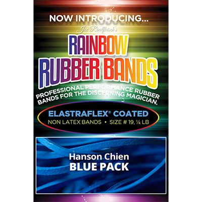 (image for) Joe Rindfleisch's Rainbow Rubber Bands (Hanson Chien - Blue Pack) by Joe Rindfleisch - Trick - Click Image to Close