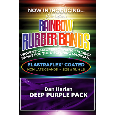 (image for) Joe Rindfleisch's Rainbow Rubber Bands (Dan Harlan - Deep Purple ) by Joe Rindfleisch - Trick - Click Image to Close