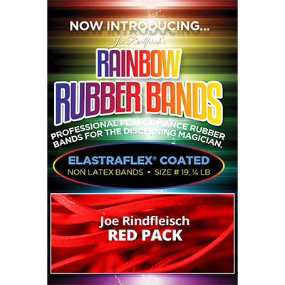 (image for) Joe Rindfleisch's Rainbow Rubber Bands (Joe Rindfleisch - Red Pack) by Joe Rindfleisch - Trick - Click Image to Close