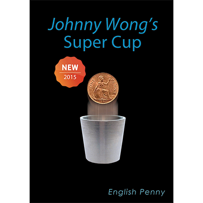 (image for) Super Cup (English Penny) by Johnny Wong -(1 dvd and 1 cup) Trick - Click Image to Close