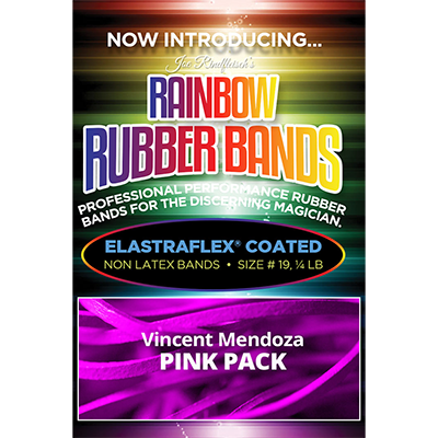(image for) Joe Rindfleisch's Rainbow Rubber Bands (Vince Mendoza - Mr. Pink) by Joe Rindfleisch - Trick - Click Image to Close