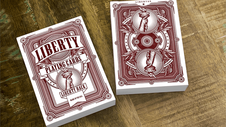 (image for) Liberty Playing Cards (Red) by Jackson Robinson and Gamblers Warehouse - Click Image to Close