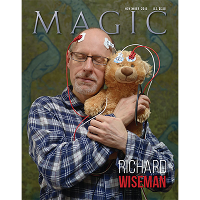 (image for) Magic Magazine "Richard Wiseman" November 2015 - Book - Click Image to Close