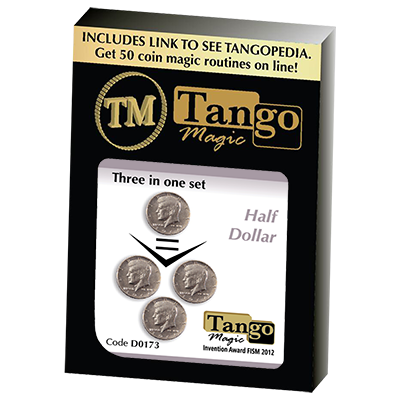 (image for) Three in One (Half Dollar) Set (D0173) by Tango - Trick - Click Image to Close