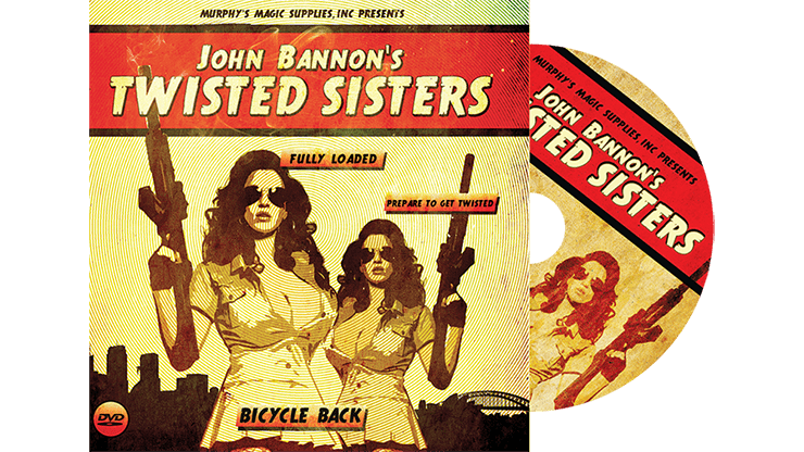 (image for) Twisted Sisters 2.0 (Gimmicks and Online Instructions) Bicycle Back by John Bannon - Trick - Click Image to Close