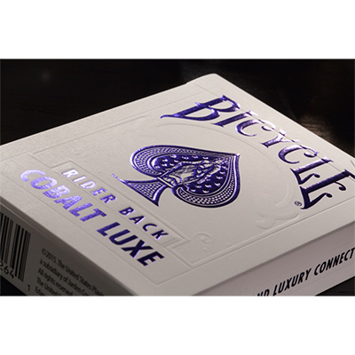 (image for) Bicycle Rider Back Cobalt Luxe (Blue) by US Playing Card Co - Click Image to Close