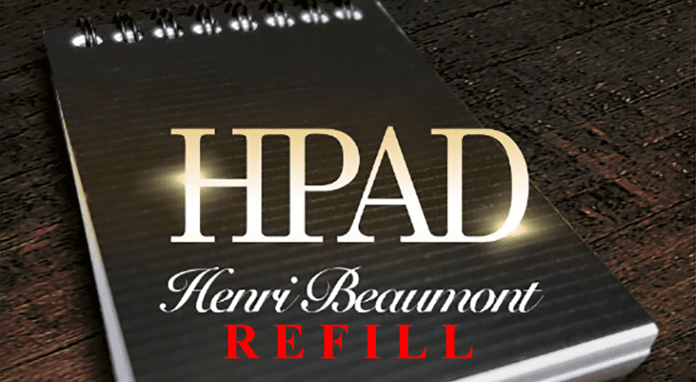 (image for) Refill for HPad by Henri Beaumont and Marchand de Trucs - Trick