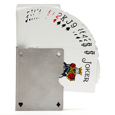 (image for) Card Guard Stainless (Perforated) by Bazar de Magic - Trick - Click Image to Close
