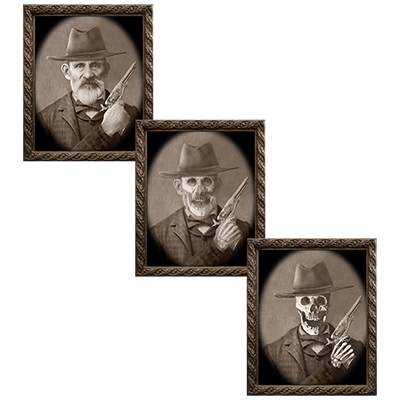 (image for) Changing Portrait - Uncle Jed (5 x 7) by Eddie Allen - Trick - Click Image to Close