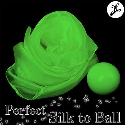 (image for) Perfect Silk to Ball GREEN (Automatic) by JL Magic - Trick - Click Image to Close