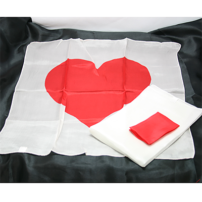 (image for) Heart Scarf Set by JL Magic - Trick - Click Image to Close