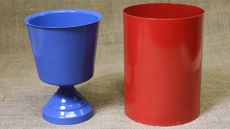 (image for) Aqua Change Vase (Aluminum) by Mr. Magic - Trick - Click Image to Close