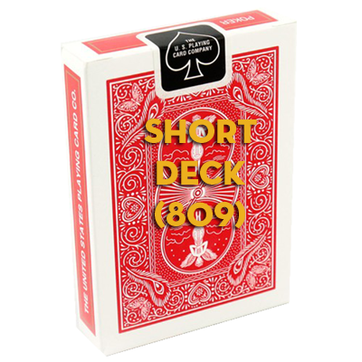 (image for) Short Bicycle Mandolin Deck 809 (Red) - Click Image to Close