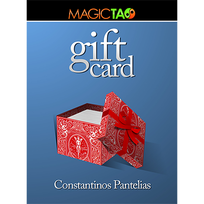 (image for) Gift Card Blue (Gimmick and Online Instructions) by Constantinos Pantelias - Trick - Click Image to Close