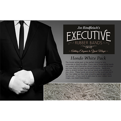 (image for) Joe Rindfleisch's Executive Rubber Bands (Hondo - White Pack) by Joe Rindfleisch - Trick - Click Image to Close