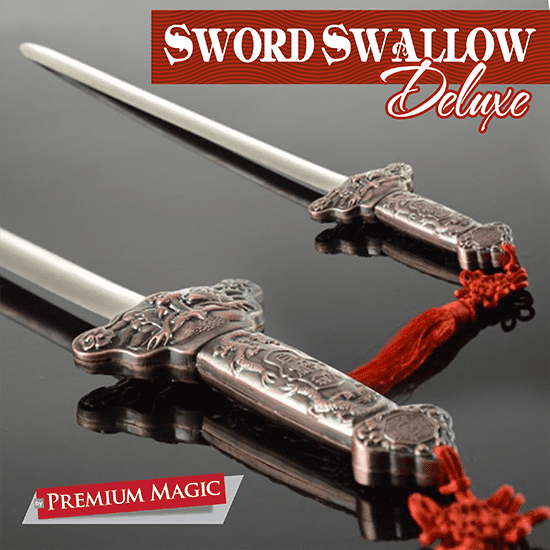 (image for) Sword Swallow Deluxe by Premium Magic - Trick - Click Image to Close