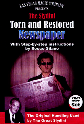 (image for) Slydini Newspaper Tear (With DVD) by Rocco Silano - Trick - Click Image to Close