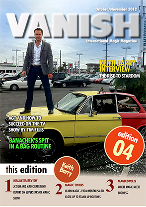 (image for) VANISH Magazine October/November 2012 - Keith Barry eBook DOWNLOAD - Click Image to Close