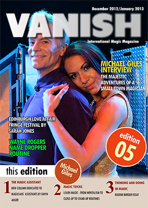 (image for) VANISH Magazine December 2012/January 2013 - Michael Giles eBook DOWNLOAD - Click Image to Close