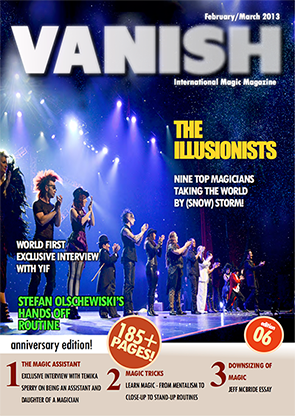 (image for) VANISH Magazine February/March 2013 - The Illusionists eBook DOWNLOAD - Click Image to Close
