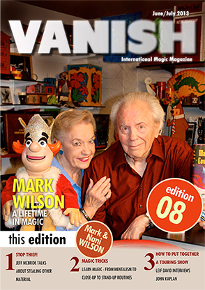 (image for) VANISH Magazine June/July 2013 - Mark Wilson eBook DOWNLOAD - Click Image to Close