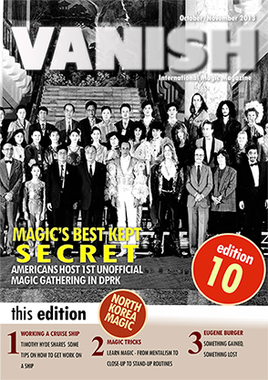 (image for) VANISH Magazine October/November 2013 - Hal Myers North Korea Visit eBook DOWNLOAD - Click Image to Close