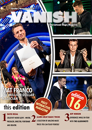 (image for) VANISH Magazine October/November 2014 - Mat Franco eBook DOWNLOAD - Click Image to Close