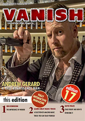 (image for) VANISH Magazine December 2014/January 2015 - Andrew Gerard eBook DOWNLOAD - Click Image to Close