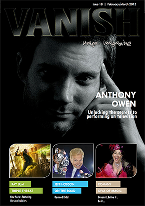 (image for) VANISH Magazine February/March 2015 - Anthony Owen eBook DOWNLOAD - Click Image to Close