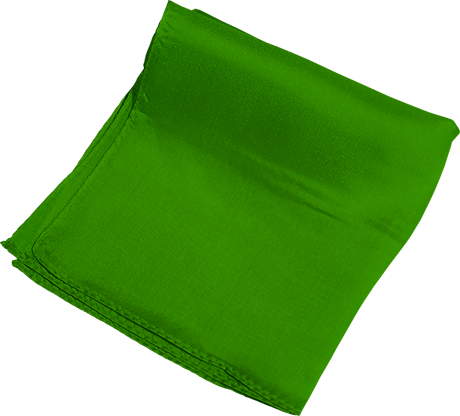 (image for) Silk 6 inch (Green) Magic By Gosh - Trick - Click Image to Close