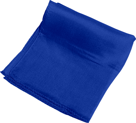 (image for) Silk 6 inch (Blue) Magic by Gosh - Trick - Click Image to Close